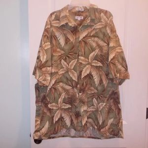 Pierre Cardin Mens Size 2XLT Button Front Shirt